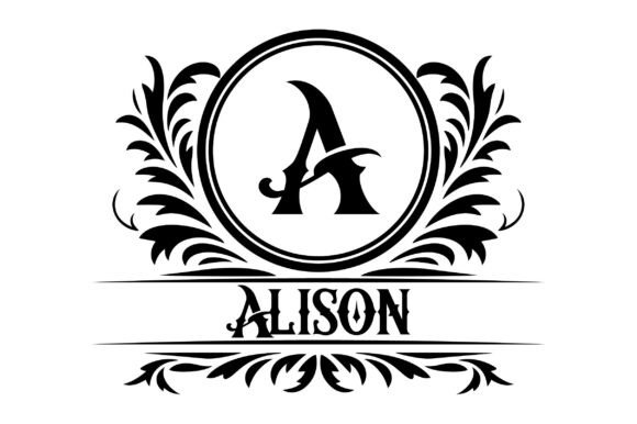 Alphabet Split Monogram SVG Bundle: Graphics for Crafts