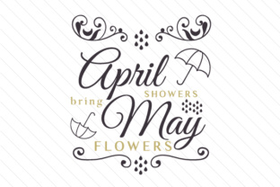 April Flowers Bring May Showers Crafts Spring Review