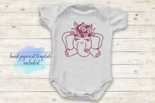 Baby Elephant with Flowers Embroidery Review
