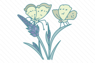 Butterflies on Flowers Crafts and Designs