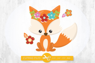 Cutesy Fall Fox - Flowers: A Crafts & Graphics Review for Bloggers
