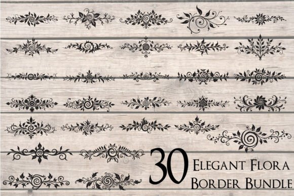 Elegant Floral Border Bundle: A Practical Review for Graphics and Crafts Sellers
