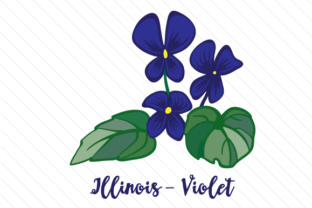 State Flower Illinois Violet for Crafts and State Flowers