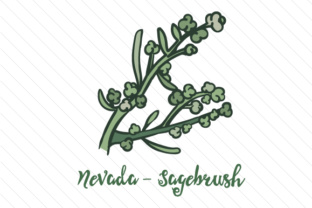 State Flower Nevada Sagebrush for Crafts & State Flowers