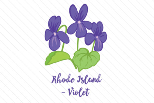 State Flower Rhode Island Violet for Crafts and State Flowers