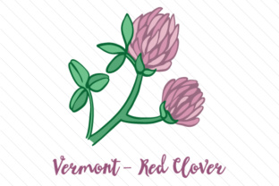 State Flower Vermont Red Clover Embroidery Review