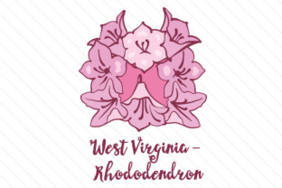 State Flower West Virginia Rhododendron for Crafts and State Flowers