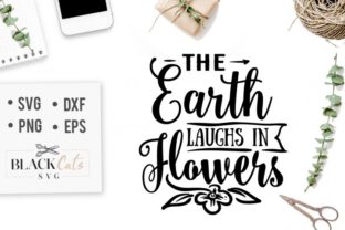 The Earth Laughs in Flowers Graphics for Crafts